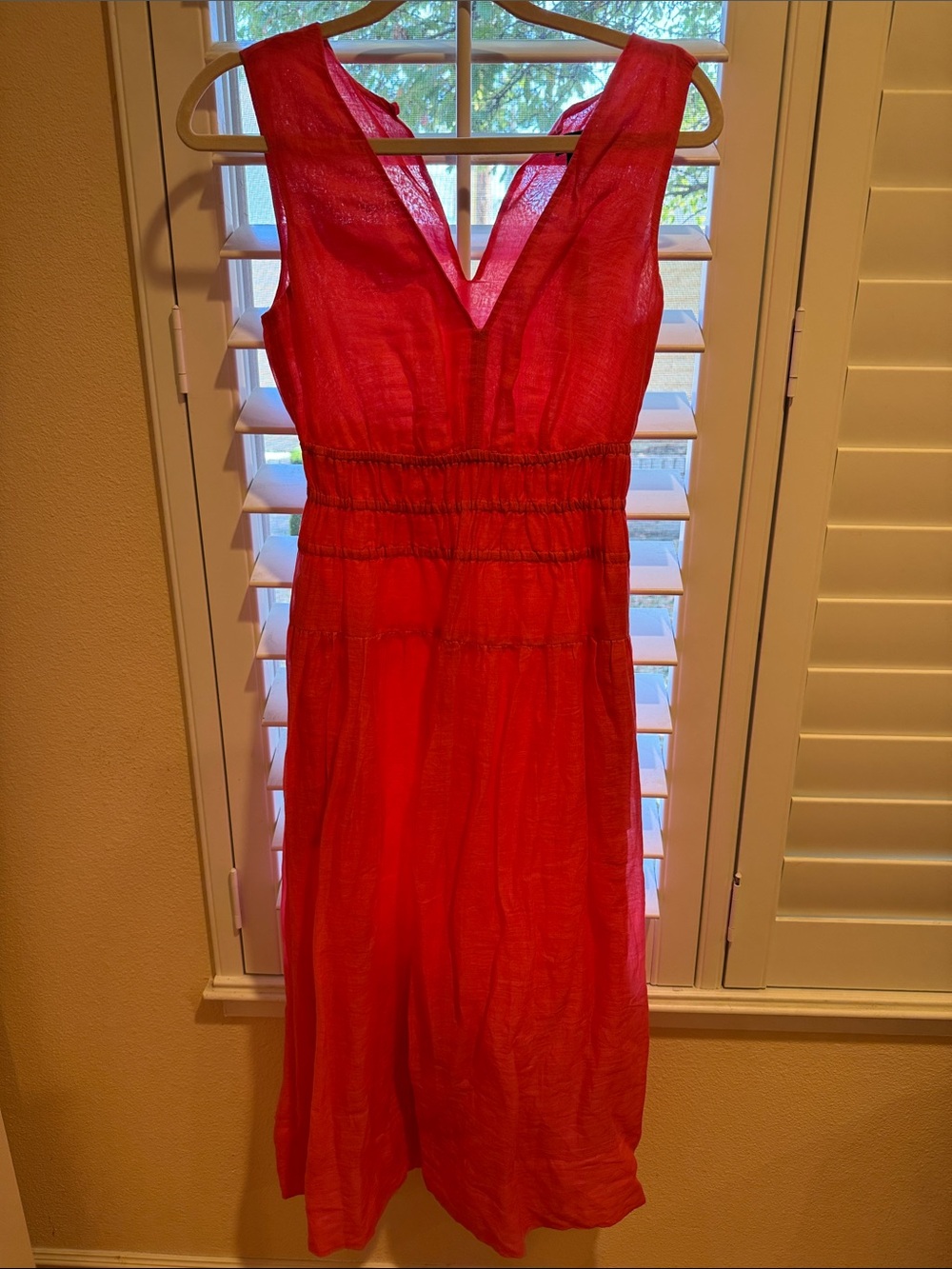 Jcrew Red V-Neck Women’s Dress size xxs